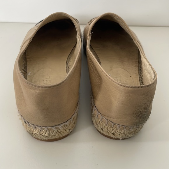 Chanel Espadrilles 14B Beige & black leather size 38 - Picture 5 of 12